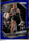 A'ja Wilson 2025 Panini Prizm WNBA Blue Pulsar 92/199 Las Vegas Aces