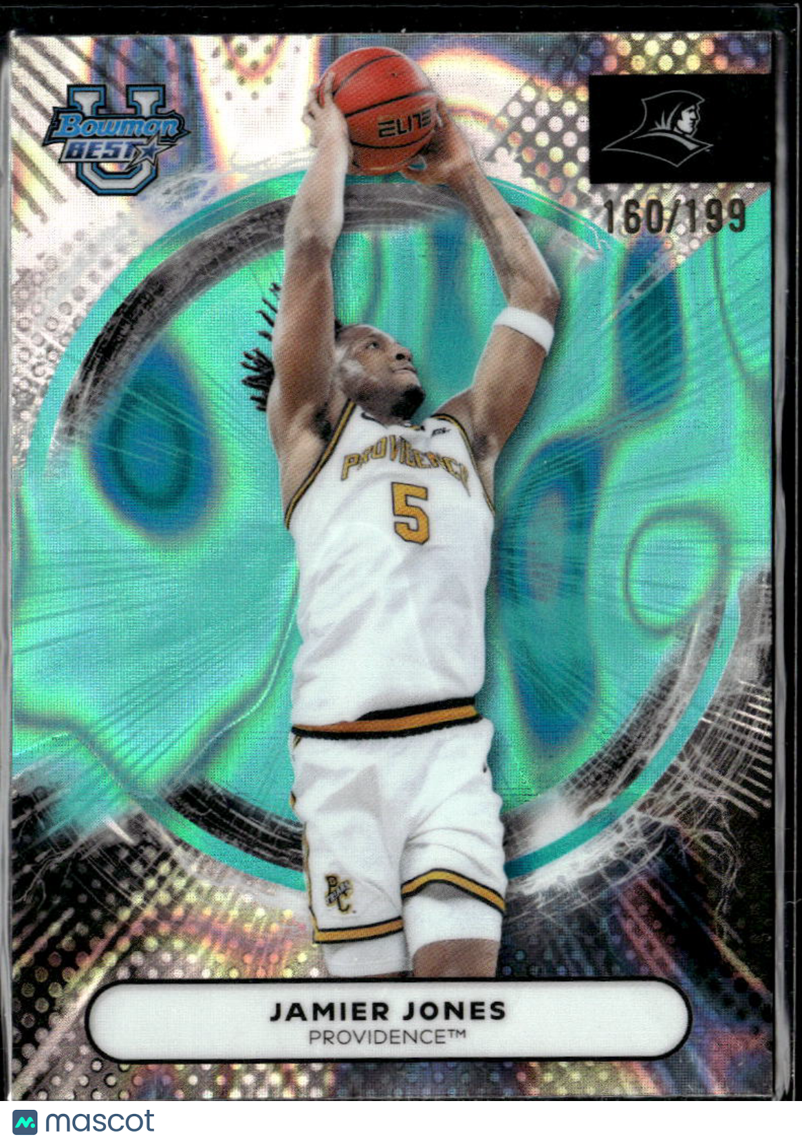 Jamier Jones 2026 Bowman's Best Aqua Refractor /199 Providence Friars