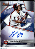 Kyle DeBarge 2025 Bowman's Best Auto Autograph Minnesota Twins