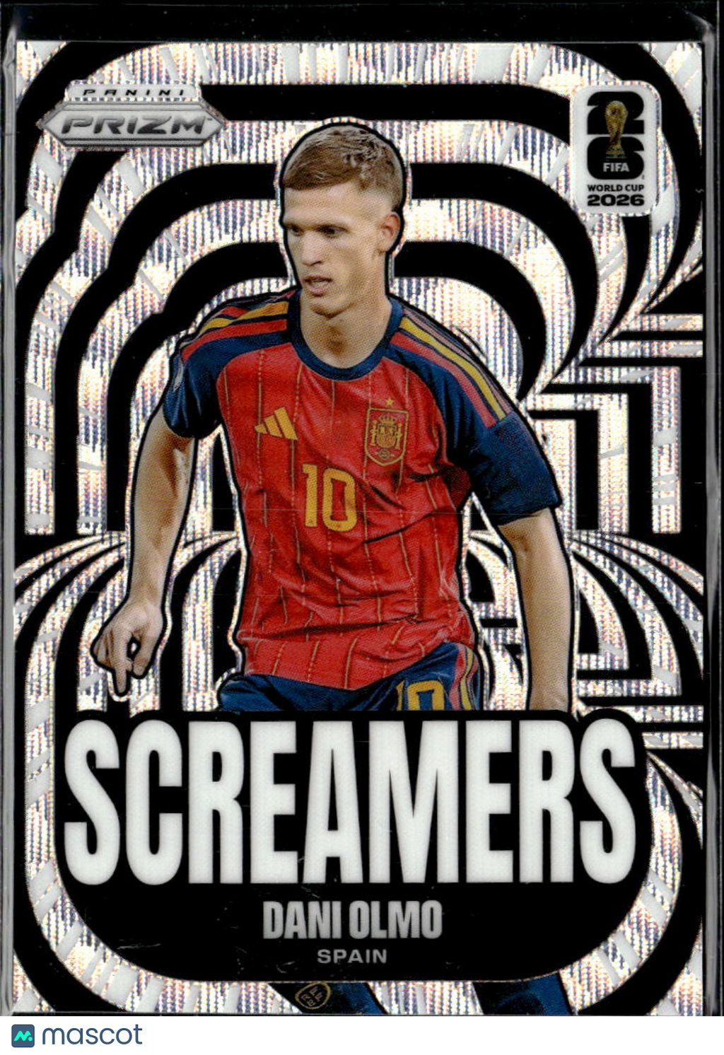 Dani Olmo 2026 Panini Prizm FIFA World Cup Wave Prizm Screamers Spain