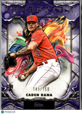 Caden Dana 2025 Topps Inception RC Rookie 149/150 Los Angeles Angels