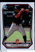 Dauri Fernandez 2026 Bowman Chrome 1st Refractor 470/499 Cleveland Guardians