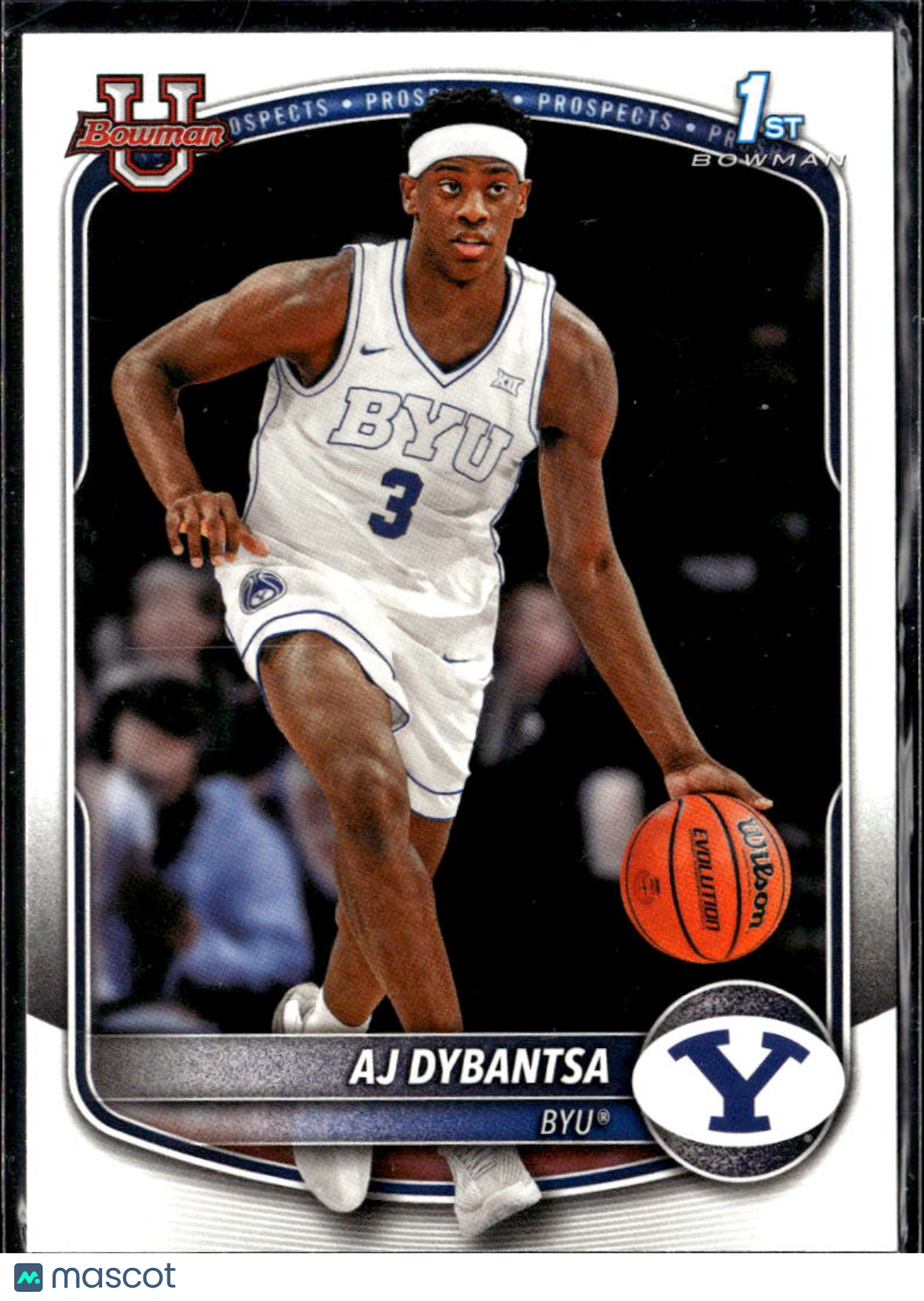 AJ Dybantsa 2025 Bowman University 1st Rookie RC BYU Cougars