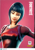 Brilliant Striker 2019 Panini Fortnite Series 1 Rare Outfit #159