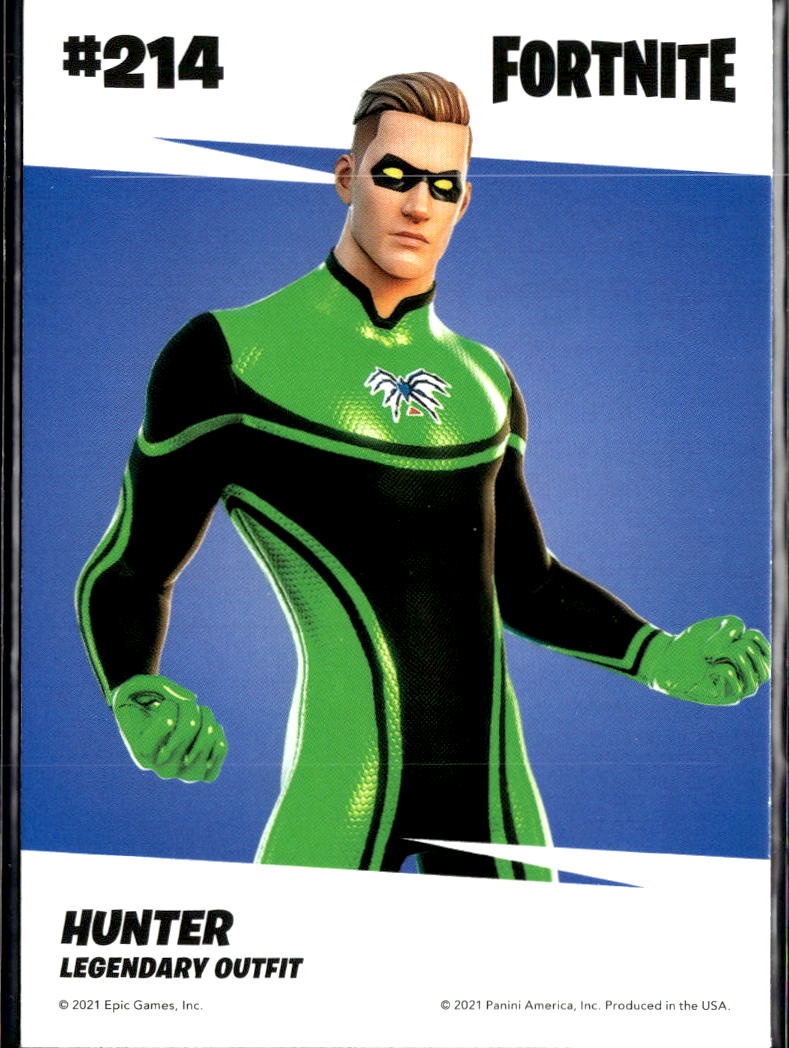 Hunter 2021 Panini Fortnite Series 3 Legendary Outfit #214
