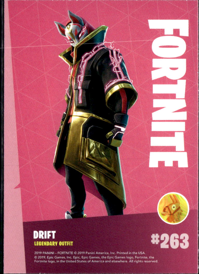 Drift 2019 Panini Fortnite Legendary Outfit #263