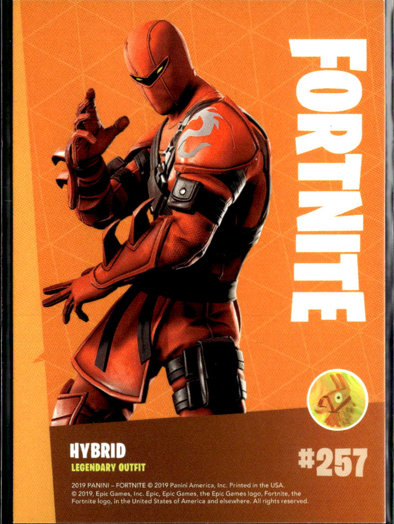 Hybrid 2019 Panini Fortnite Legendary Outfit #257