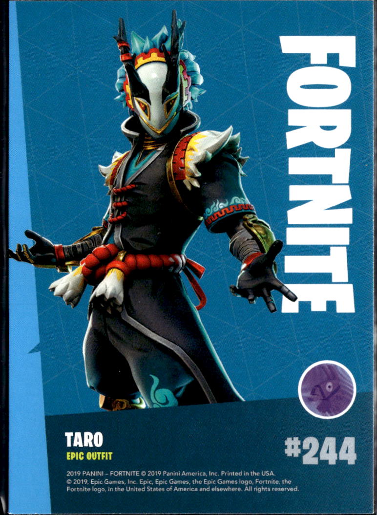 Taro 2019 Panini Fortnite Series 1 Epic Outfit #244