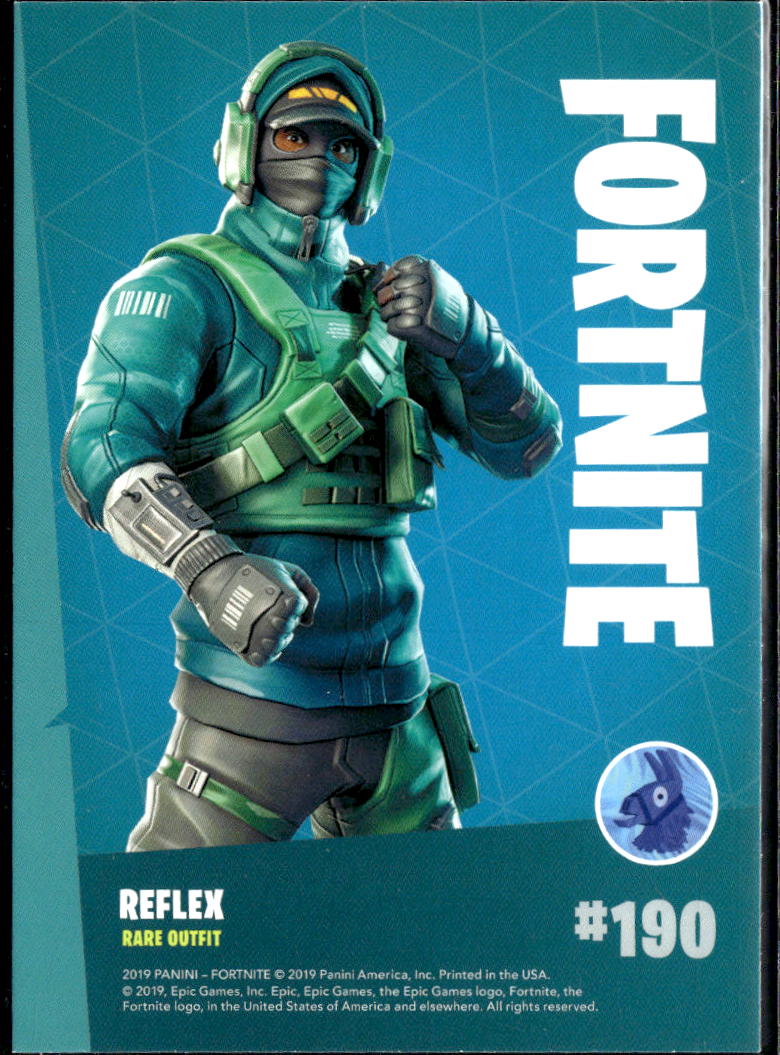 Reflex 2019 Panini Fortnite Series 1 Rare Outfit #190