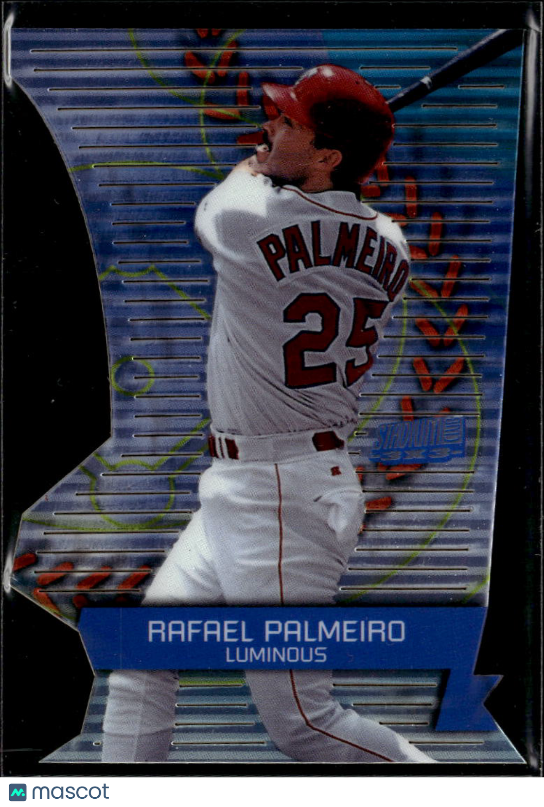 Rafael Palmeiro 2000 Topps Stadium Club 3x3 Luminous Texas Rangers