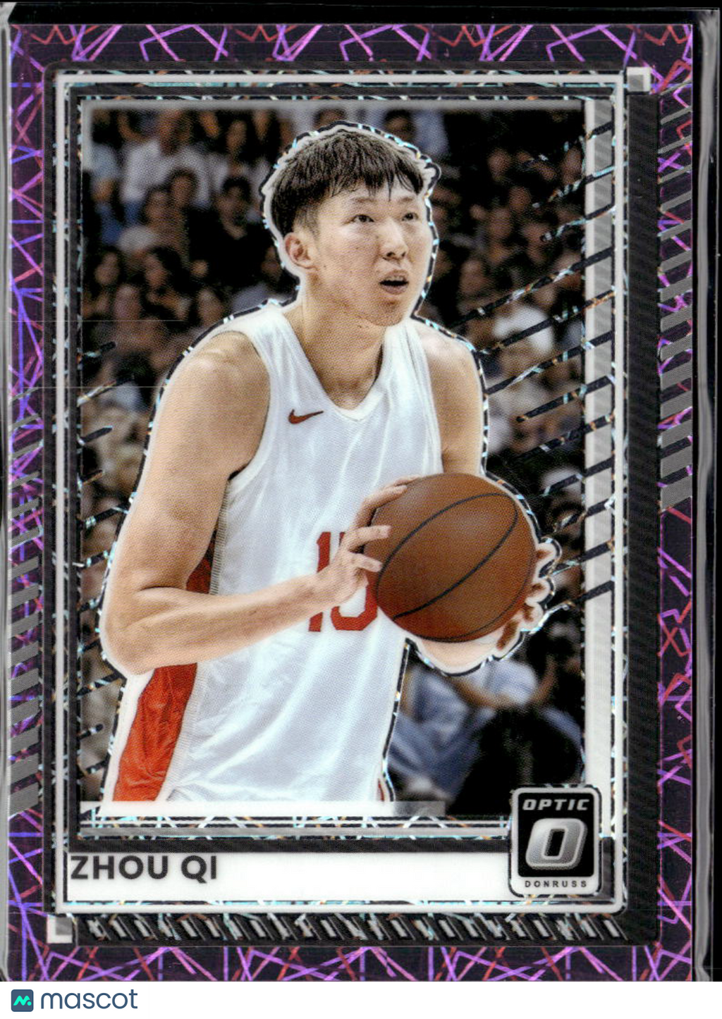 Zhou Qi 2025 Optic Pink Velocity 48/75 Houston Rockets