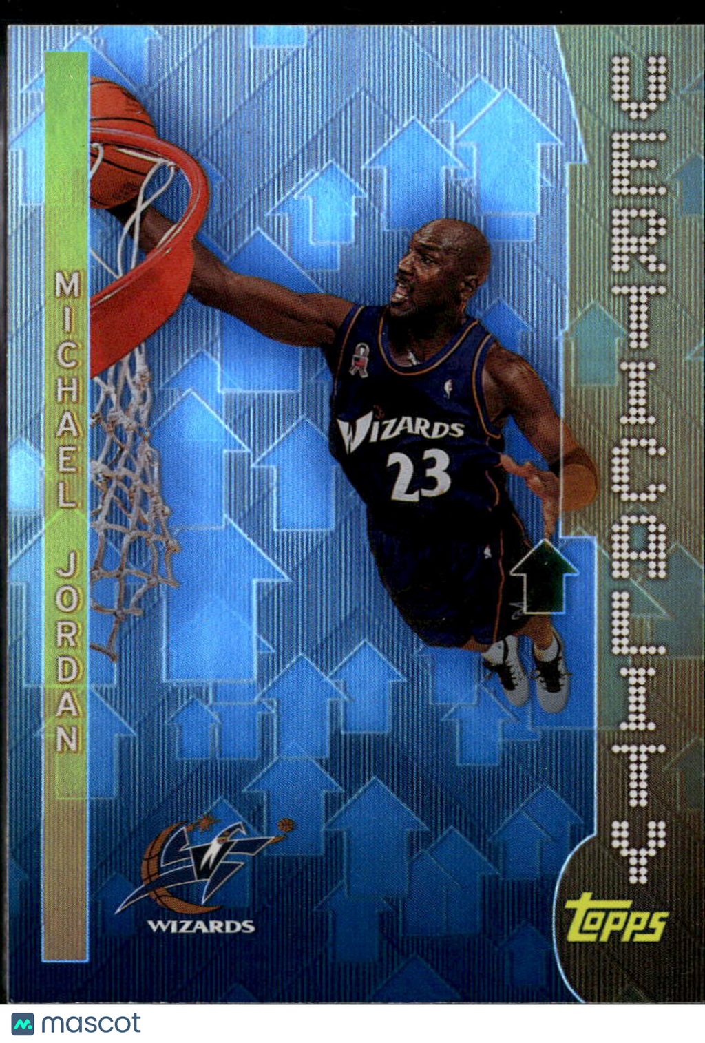 Michael Jordan 2002 Topps Verticality Insert #V8 Washington Wizards
