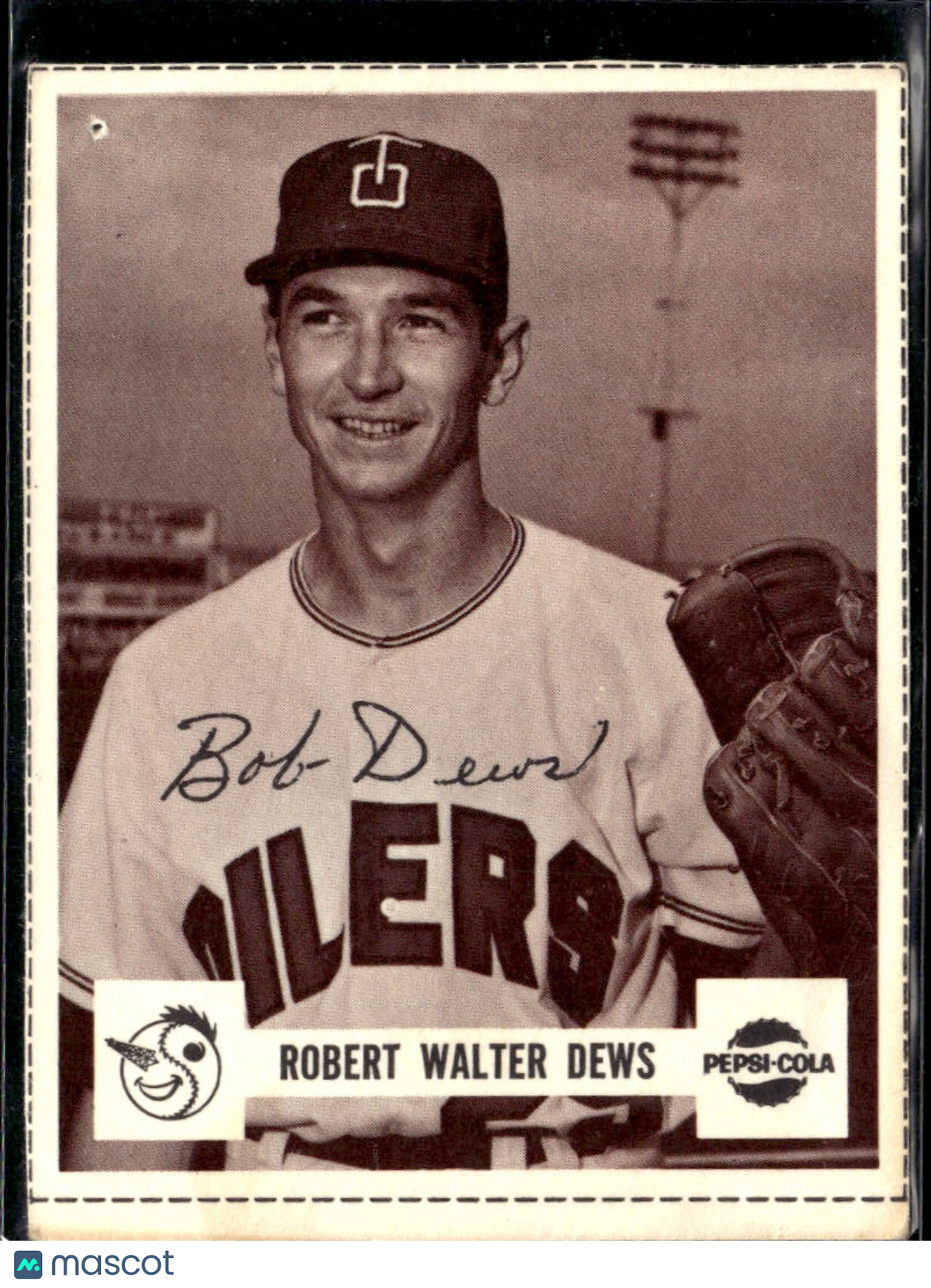 Robert Walter Dews Bobby Dews 1966 Pepsi-Cola Tulsa Oilers