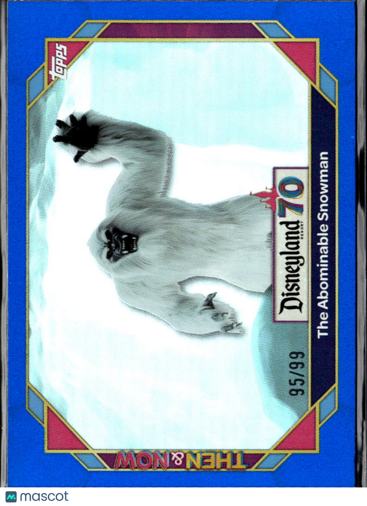 Abominable Snowman 2025 Topps Disneyland 70 Blue 95/99 #41