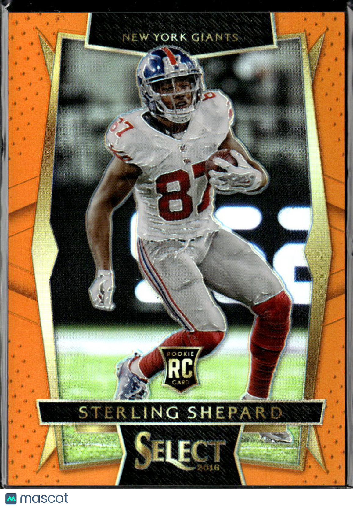 Sterling Shepard 2016 Select RC Rookie Orange 10/49 OU Sooners New York Giants