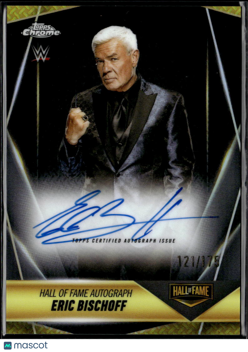 Eric Bischoff 2025 Topps Chrome WWE Auto Autograph Wrestling 121/175