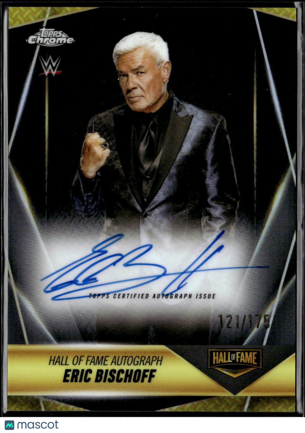 Eric Bischoff 2025 Topps Chrome WWE Auto Autograph Wrestling 121/175