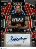Faarooq 2024 Panini Select WWE Auto Autograph Red 67/99