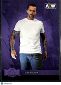 CM Punk 2022 SkyBox Metal Universe AEW Purple PMG Precious Metal Gems /199