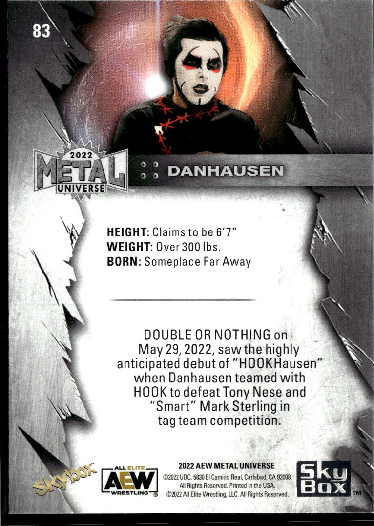 Danhausen 2022 SkyBox Metal Universe AEW All Elite Wrestling