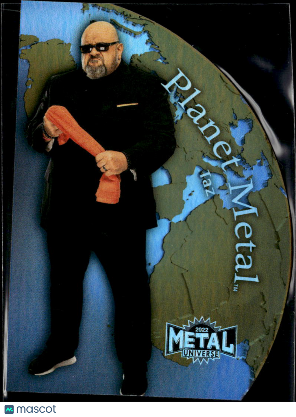 Taz 2022 SkyBox AEW Metal Universe Planet Metal