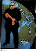 Taz 2022 SkyBox AEW Metal Universe Planet Metal