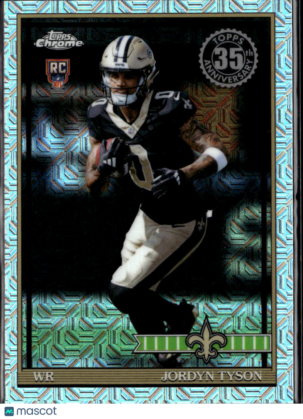 Jordyn Tyson 2026 Topps Chrome '91 Silver Pack Rookie RC New Orleans Saints