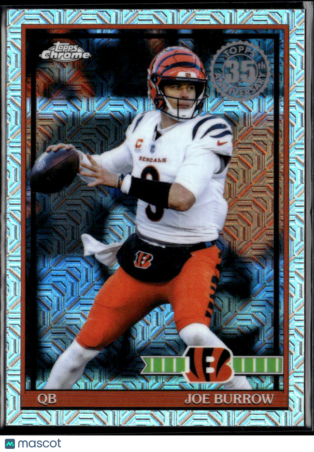 Joe Burrow 2026 Topps Chrome '91 Silver Pack Refractor Cincinnati Bengals