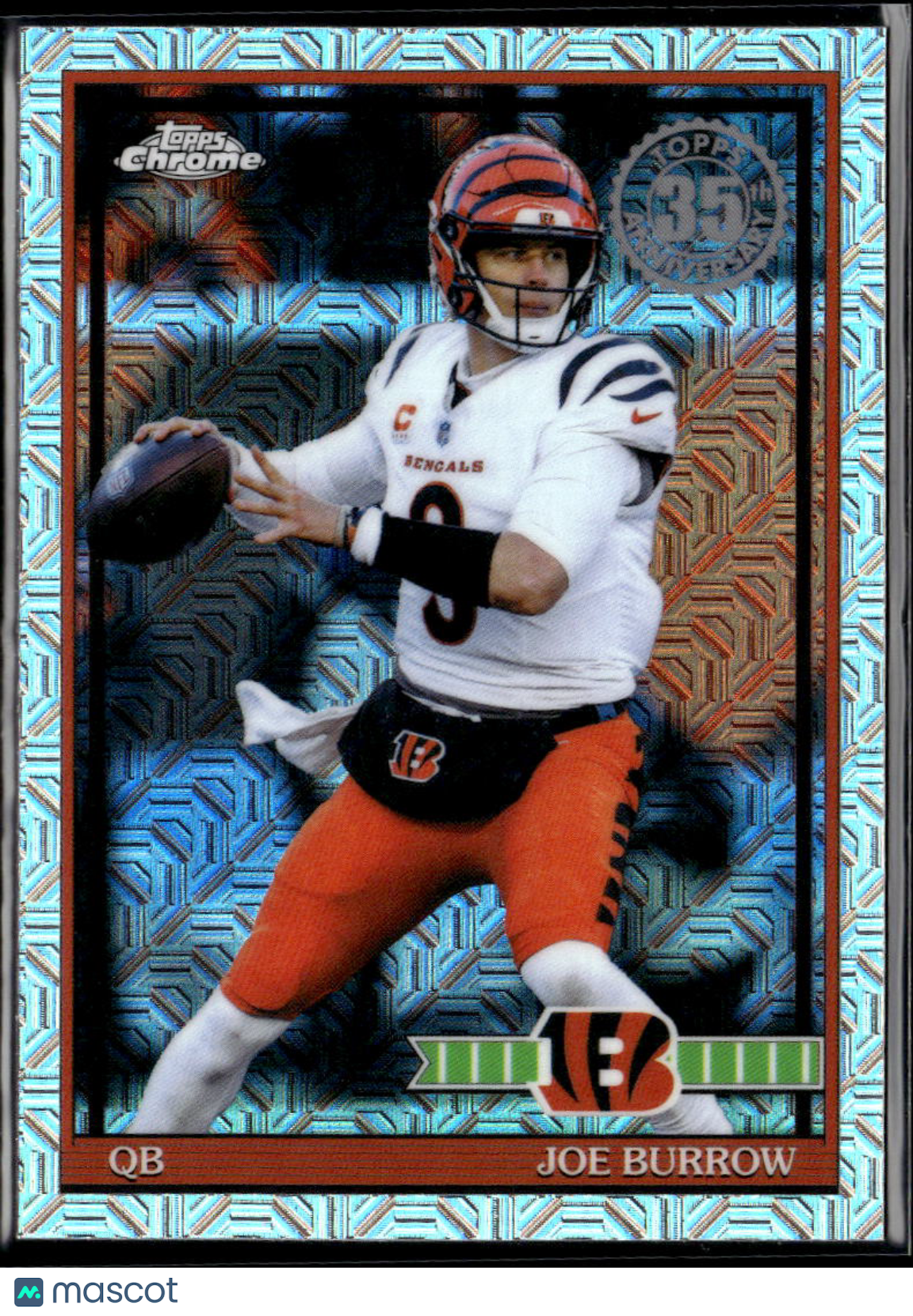 Joe Burrow 2026 Topps Chrome '91 Silver Pack Refractor Cincinnati Bengals