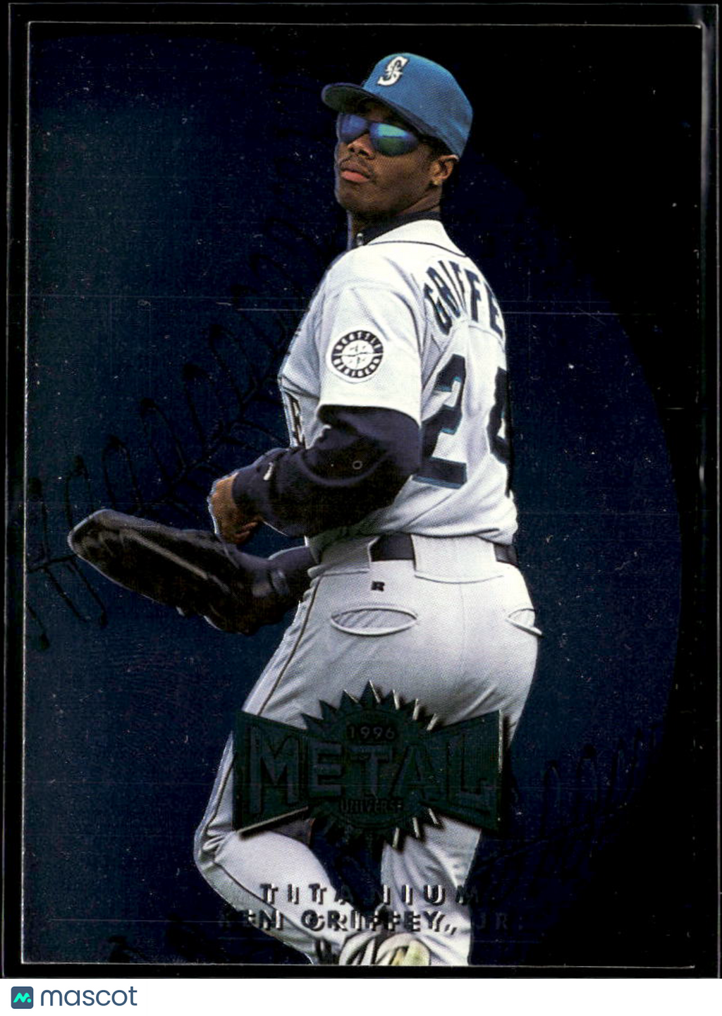 Ken Griffey Jr. 1996 Metal Universe Titanium #3 Seattle Mariners