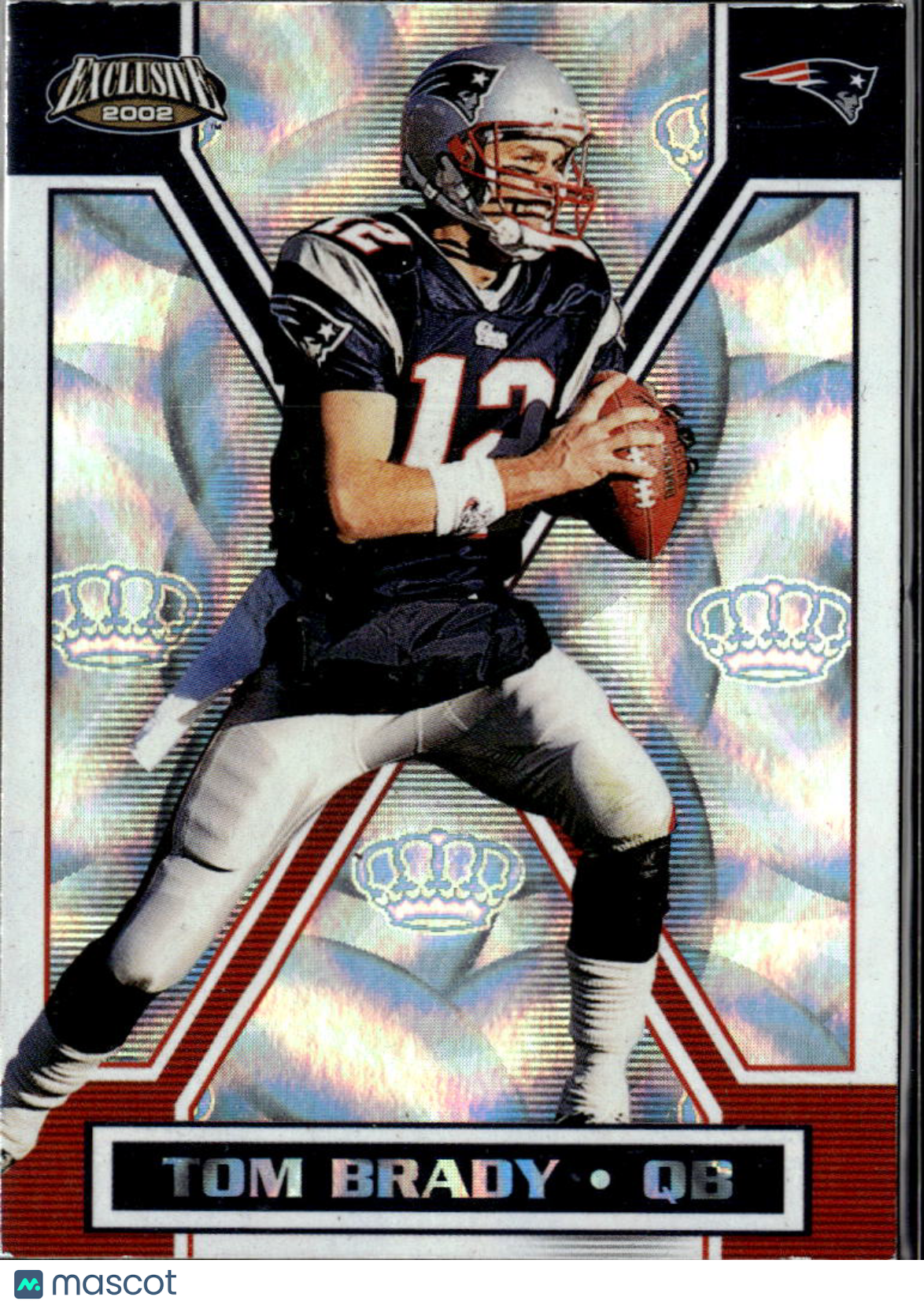 Tom Brady 2002 Pacific Exclusive #97 New England Patriots