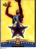 Ron Artest 2004 Upper Deck Event-Used Warm-Up Patch Indiana Pacers