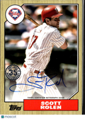 Scott Rolen 2022 Topps '87 Auto Autograph Philadelphia Phillies