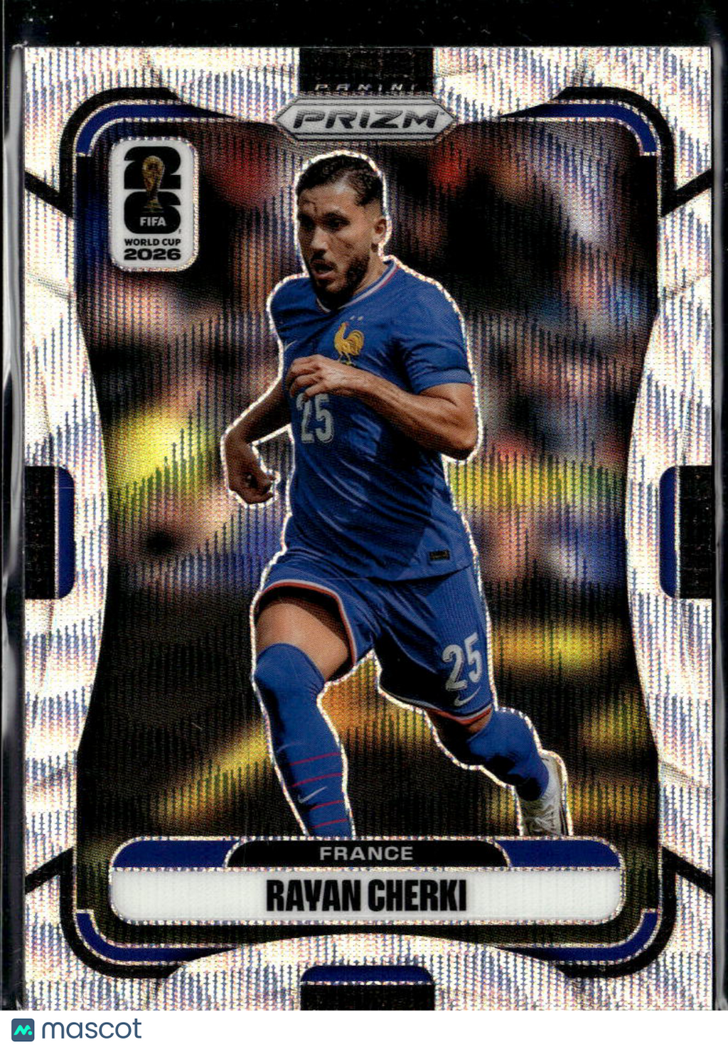 Rayan Cherki 2026 Panini Prizm FIFA World Cup Wave Prizm France