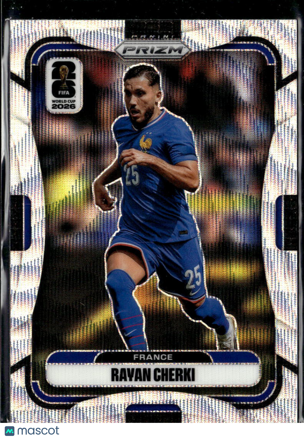 Rayan Cherki 2026 Panini Prizm FIFA World Cup Wave Prizm France
