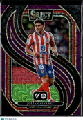 Julian Alvarez 2025 Select La Liga Purple Prizm Atletico de Madrid