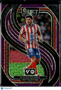 Julian Alvarez 2025 Select La Liga Purple Prizm Atletico de Madrid