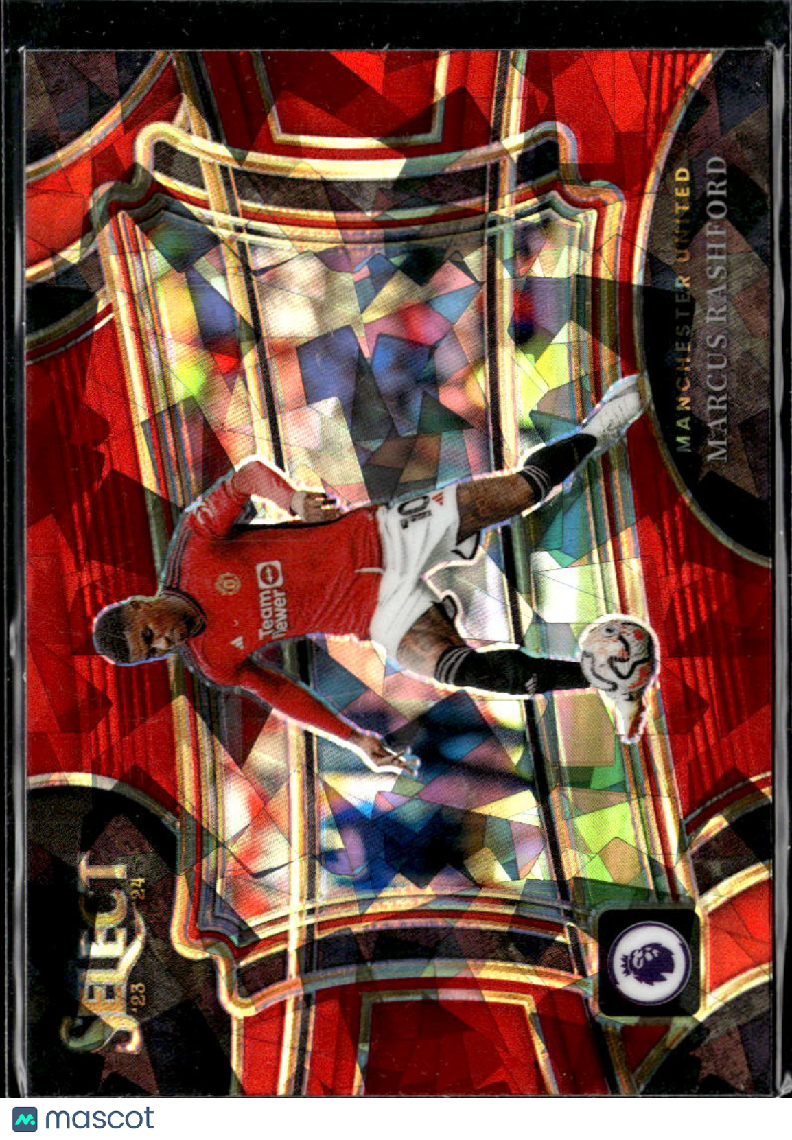 Marcus Rashford 2024 Select Red Ice Prizm Manchester United