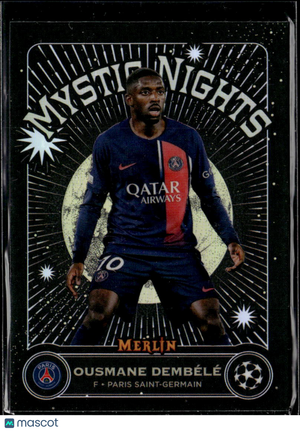 Ousmane Dembele 2024 Topps Merlin Mystic Nights Paris Saint-Germain