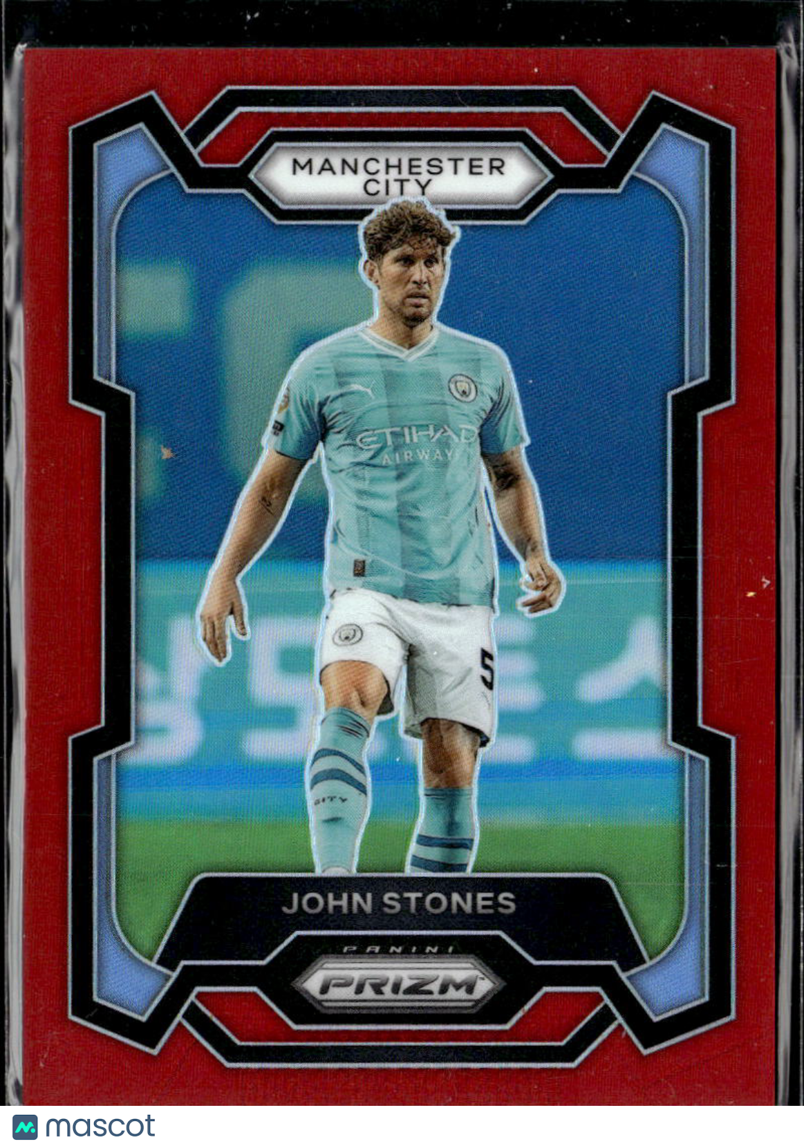 John Stones 2023 Prizm Premier League Red /199 Manchester City