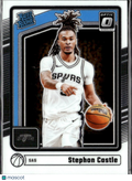 Stephon Castle 2024-25 Optic Rated Rookie RC San Antonio Spurs