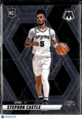 Stephon Castle 2024-25 Mosaic Rookie RC San Antonio Spurs