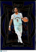 Stephon Castle 2024-25 Select Blue Rookie RC San Antonio Spurs
