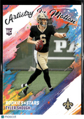 Tyler Shough 2025 Rookies & Stars Artistry In Motion RC New Orleans Saints
