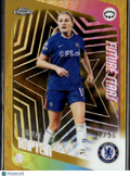 Wieke Kaptein 2026 Topps Chrome UEFA Women's Future Stars Gold /50 Chelsea FC
