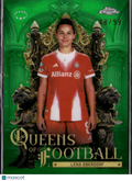 Lena Oberdorf 2026 Topps Chrome UEFA Women's Queens Green /99 FC Bayern München