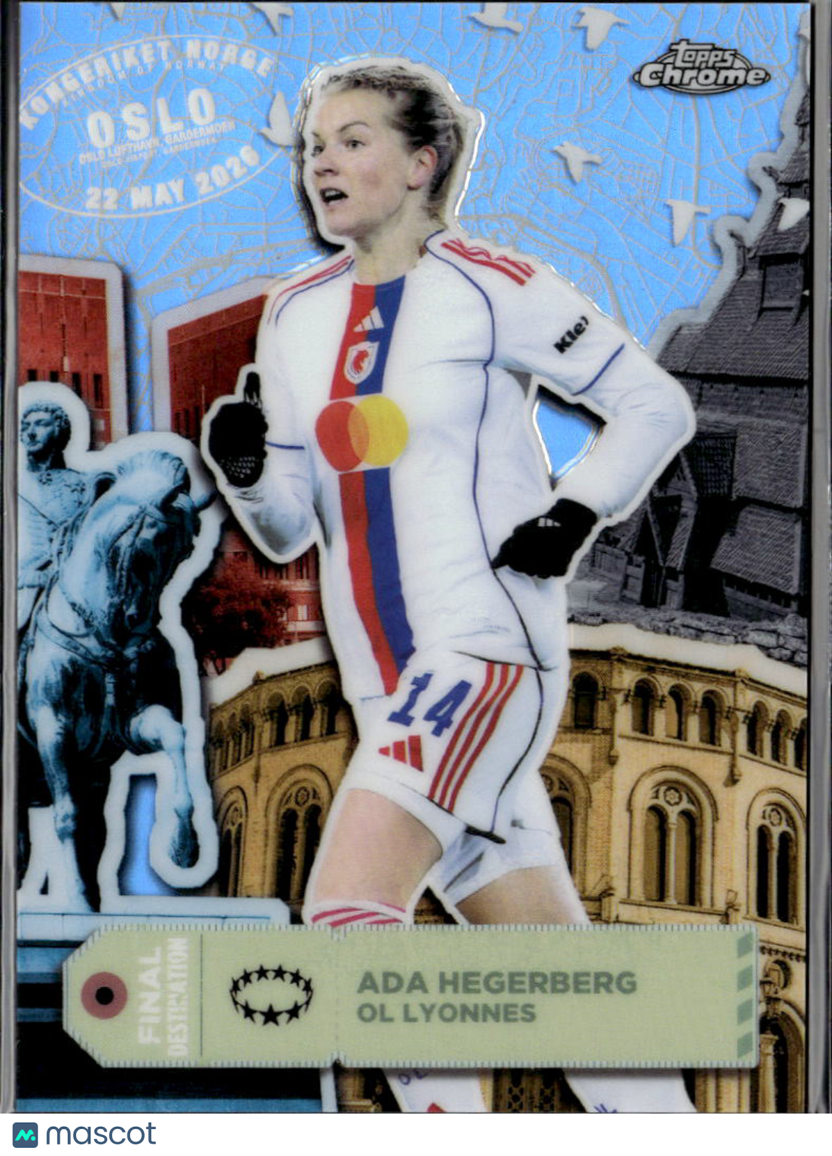 Ada Hegerberg 2023 Topps Chrome UEFA Women's Final Destination OL Lyonnes