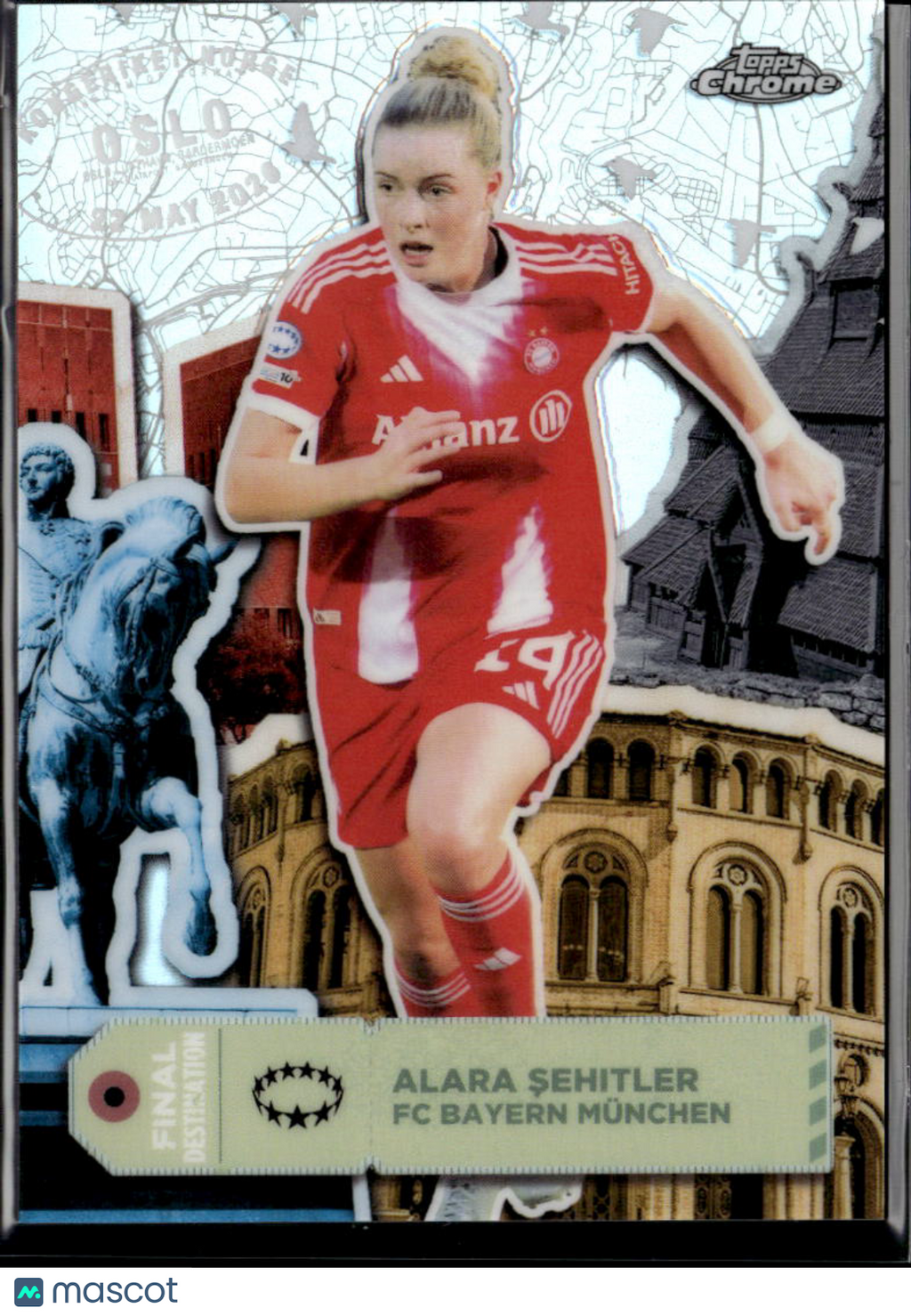 Alara Şehitler 2026 Topps Chrome UEFA Women's Final Destination Bayern München