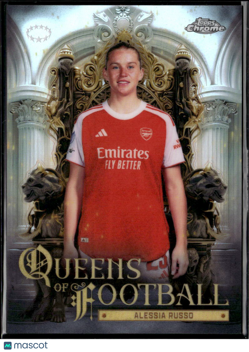 Alessia Russo 2026 Topps Chrome UEFA Women's Queens of Football Arsenal FC
