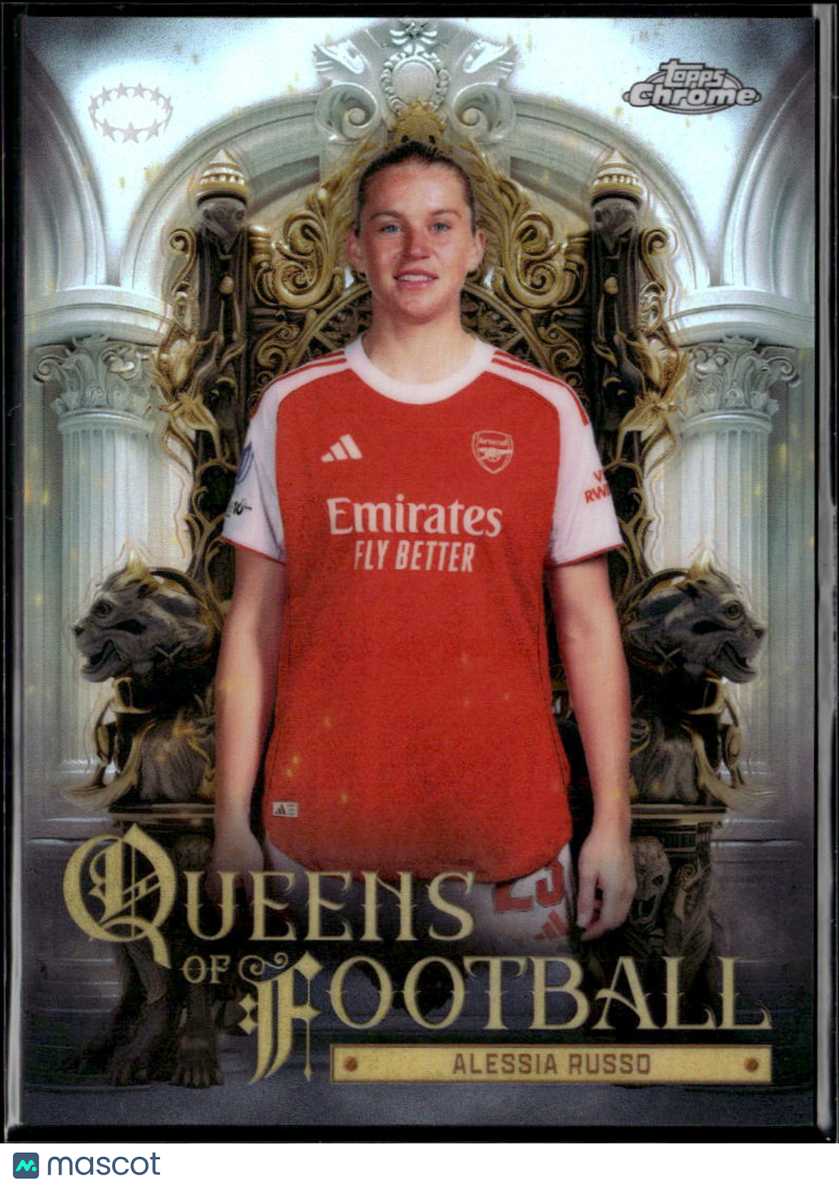 Alessia Russo 2026 Topps Chrome UEFA Women's Queens of Football Arsenal FC